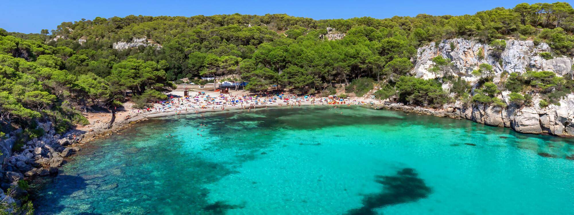 Strand Cala Macarella auf Menorca